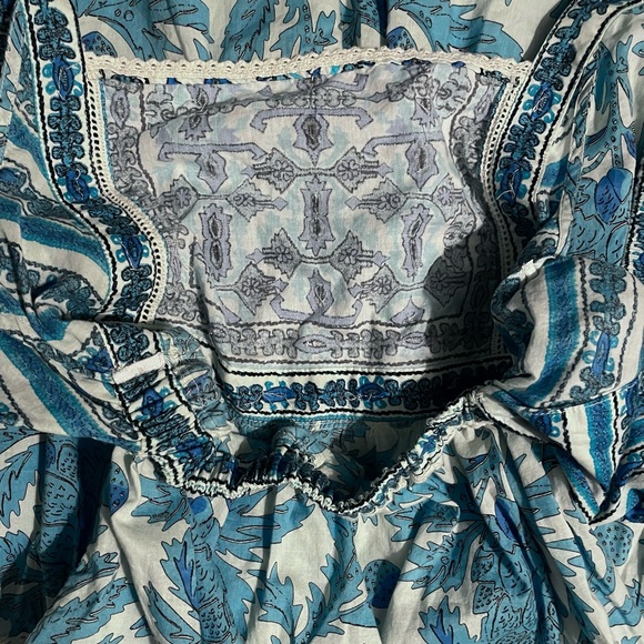 Joie Turquoise and White Maxi Dress. Size 4. Fits like xs/small - Picture 12 of 13